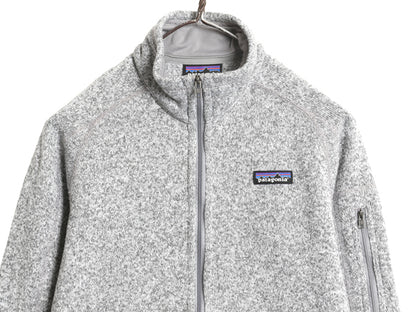 パタゴニア ベターセーター ジャケット レディース М / 古着 17年製 フリース セーター ブルゾン フルジップ アウトドア シンプル グレー