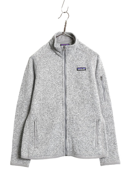 パタゴニア ベターセーター ジャケット レディース М / 古着 17年製 フリース セーター ブルゾン フルジップ アウトドア シンプル グレー