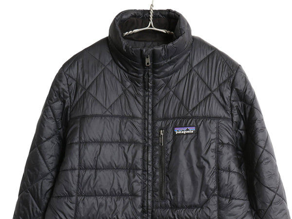 パタゴニア ラダリー ジャケット レディース M / 古着 20年製 アウトドア 中綿 キルティング ナイロン フルジップ ブルゾン ハイネック 黒