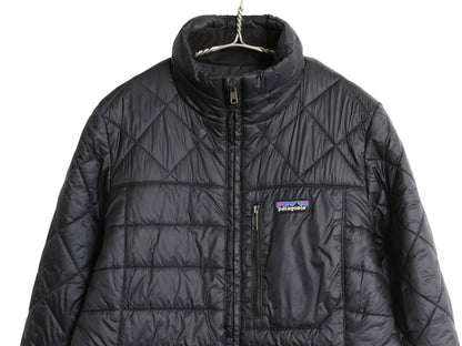 パタゴニア ラダリー ジャケット レディース M / 古着 20年製 アウトドア 中綿 キルティング ナイロン フルジップ ブルゾン ハイネック 黒
