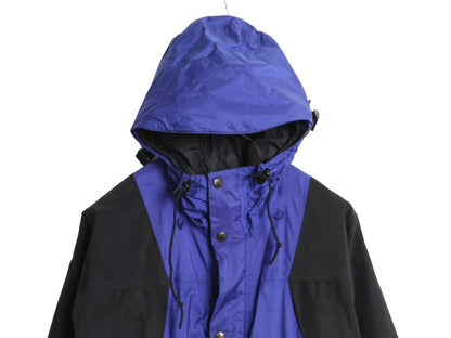 90s ノースフェイス ゴアテックス ナイロン マウンテンライト ジャケット メンズ S 程 オールド 中綿 マウンテンパーカー ジャンパー 青 黒