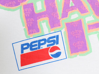 デッドストック 90s USA製 ペプシ イラスト プリント Tシャツ メンズ XL 新品 オールド 企業 グラフィック シングルステッチ 大きいサイズ