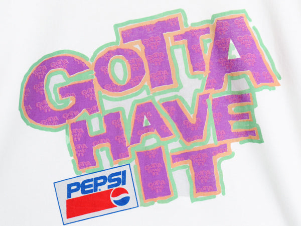 デッドストック 90s USA製 ペプシ イラスト プリント Tシャツ メンズ XL 新品 オールド 企業 グラフィック シングルステッチ 大きいサイズ