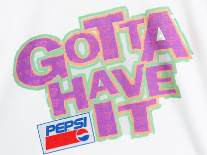 デッドストック 90s USA製 ペプシ イラスト プリント Tシャツ メンズ XL 新品 オールド 企業 グラフィック シングルステッチ 大きいサイズ
