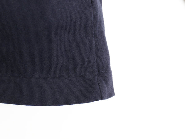 ポロ ラルフローレン 長袖 Tシャツ メンズ L / CUSTOM SLIM FIT ロンT ワンポイント ポニー 無地 コットン カットソー シンプル ネイビー