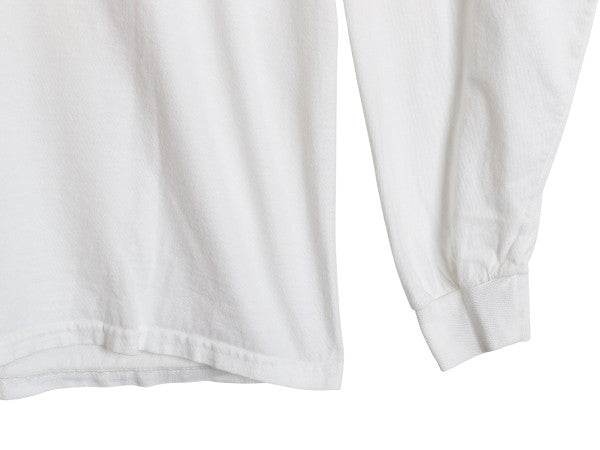 90s ★ DELL ロゴ イラスト プリント 長袖 Tシャツ メンズ XL / 古着 オールド 企業物 当時物 コンピューター 雑誌 ロンT 大きいサイズ 白