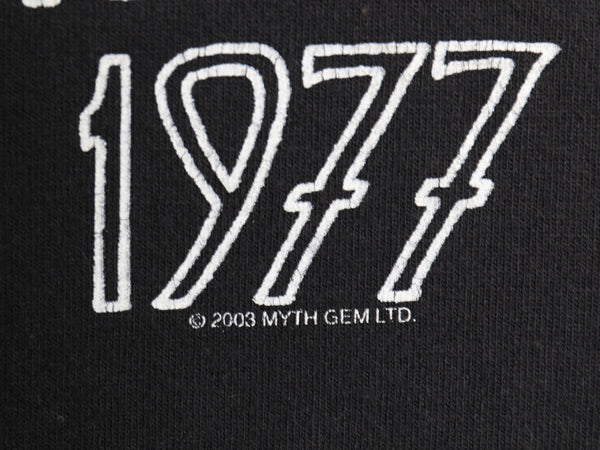 00s レッドツェッペリン 両面 ツアー プリント Tシャツ メンズ L / オールド オフィシャル バンド ロック アート イラスト グラフィック 黒