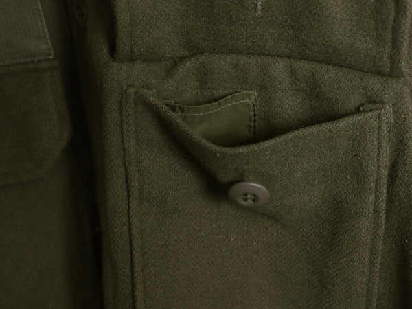 80s 米軍実物 US ARMY フィールド ウール シャツ LARGE / ヴィンテージ 82年製 ミリタリー OG-108 CPO 軍物 長袖シャツ ボックス オリーブ