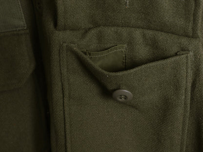 80s 米軍実物 US ARMY フィールド ウール シャツ LARGE / ヴィンテージ 82年製 ミリタリー OG-108 CPO 軍物 長袖シャツ ボックス オリーブ