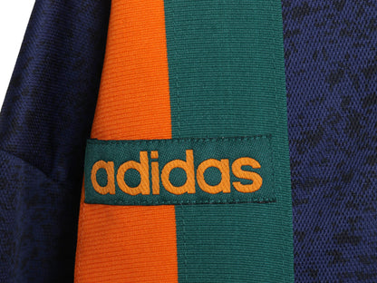 90s イギリス製 ☆ アディダス ニューカッスル サッカー ユニフォーム メンズ XL / 97 98 当時物 プレミアリーグ アウェイ フットボール 紺