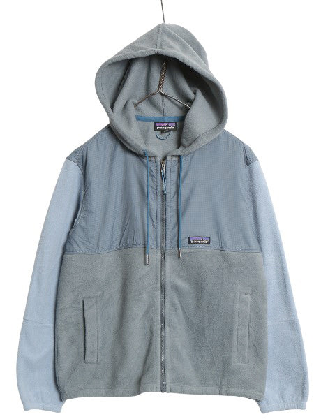 パタゴニア マイクロディニ フーディ レディース M 古着 22年製 アウトドア フルジップ フリース パーカー ジャケット ハイネック ブルゾン