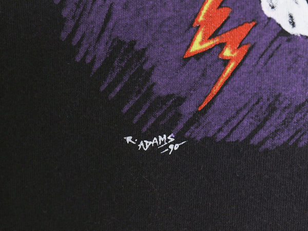 90s USA製 ★ パンテラ スカル イラスト プリント Tシャツ メンズ XL / オールド 当時物 バンド ロック メタル シングルステッチ ブラック