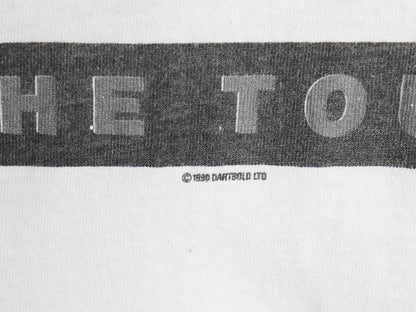 90s USA製 ★ イレイジャー ツアー イラスト プリント Tシャツ メンズ L / 古着 オールド オフィシャル バンド ロック シングルステッチ 白