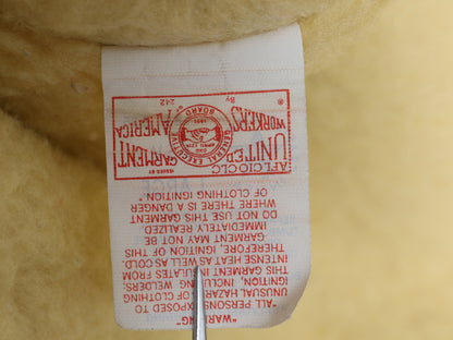 80s USA製 カーハート ダック ベスト メンズ L / ヴィンテージ ワーク 裏 ボア パイル フリース フルジップ 重ね着 前開き ワンポイント 茶