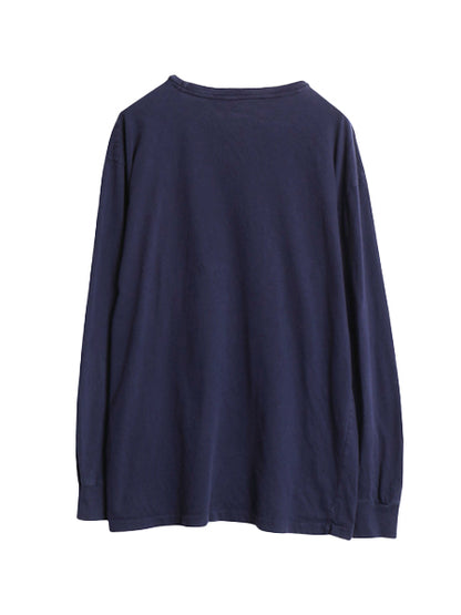 ポロ ラルフローレン 長袖 Tシャツ メンズ L ロンT ロングスリーブ コットン ワンポイント カットソー シングルステッチ シンプル トップス