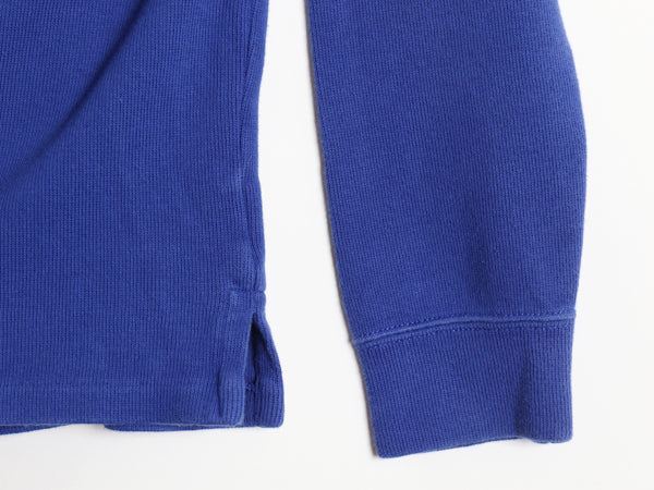 ポロ ラルフローレン ハーフジップ スウェット キッズ XL メンズ S 程 プルオーバー ストレッチ コットン ニット ワンポイント ポニー 無地