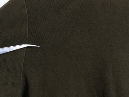 00s ローレン ラルフローレン 長袖 Tシャツ レディース L ポロ オールド コットン ストレッチ リブ編み カットソー ワンポイント ボックス