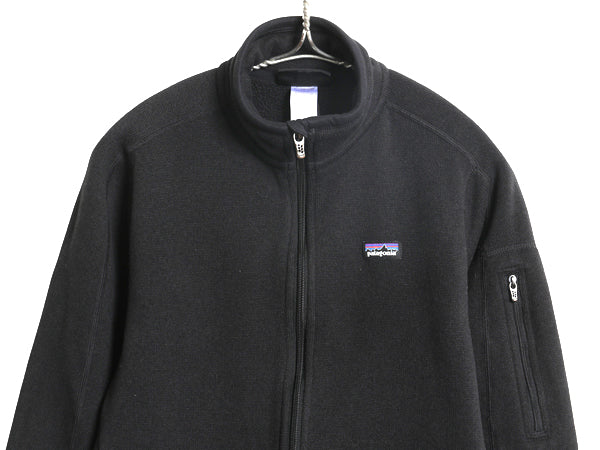 パタゴニア ベターセーター ジャケット レディース M / 14年製 フリース セーター フルジップ ブルゾン ハイネック アウトドア ブラック