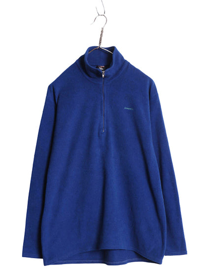 90s USA製 パタゴニア キャプリーン ハーフジップ フリース Tシャツ メンズ L オールド 96年製 アウトドア ロンT プルオーバー ハイネック