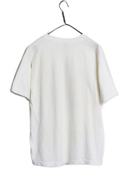 90s USA製 ★ グレイトフルデッド スカル イラスト プリント Tシャツ メンズ L 古着 オールド 当時物 バンド ロック 薔薇 キャラクター 白