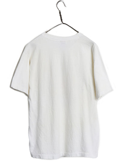 90s USA製 ★ グレイトフルデッド スカル イラスト プリント Tシャツ メンズ L 古着 オールド 当時物 バンド ロック 薔薇 キャラクター 白