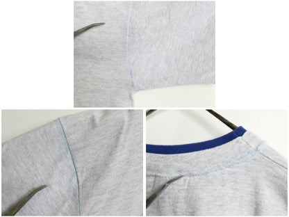 90s USA製 ミッキー プリント Tシャツ メンズ レディース XL  / 古着 オールド ディズニー オフィシャル キャラクター 大きいサイズ グレー