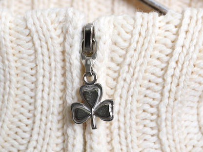 アイルランド製 aran crafts ハーフジップ フィッシャーマン ニット セーター レディース XS / メリノ ウール アラン ケーブル ナチュラル