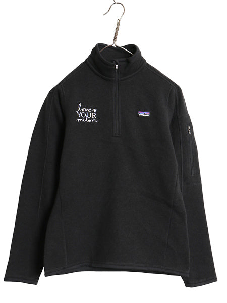 パタゴニア ベターセーター ハーフジップ レディース S / 14年製 フリース セーター アウトドア 裏起毛 プルオーバー ジャケット ブラック