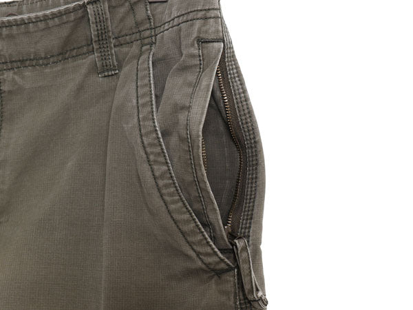 エルエルビーン カーゴ ショートパンツ メンズ 35 古着 アウトドア コットン キャンバス ショーツ 短パン ハーフパンツ ノータック カーキ
