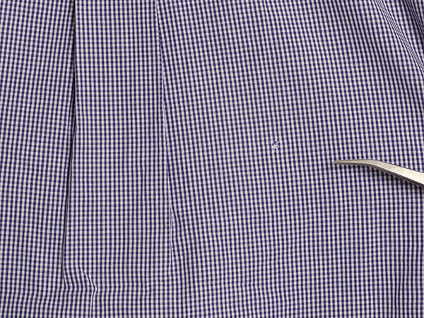 90s ラルフローレン ギンガム チェック 長袖 ボタンダウン シャツ メンズ L / オールド ポロ 長袖シャツ ワイシャツ ワンポイント ツートン