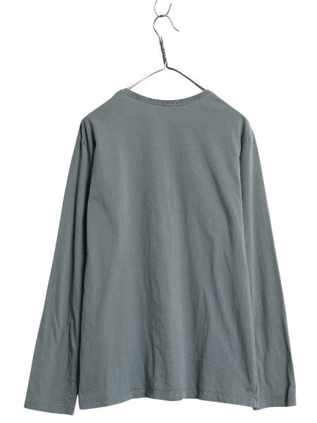 パタゴニア ヘンリーネック 長袖 Tシャツ メンズ L  / ロンT オーガニック コットン カットソー ロングスリーブ 無地 シンプル アウトドア