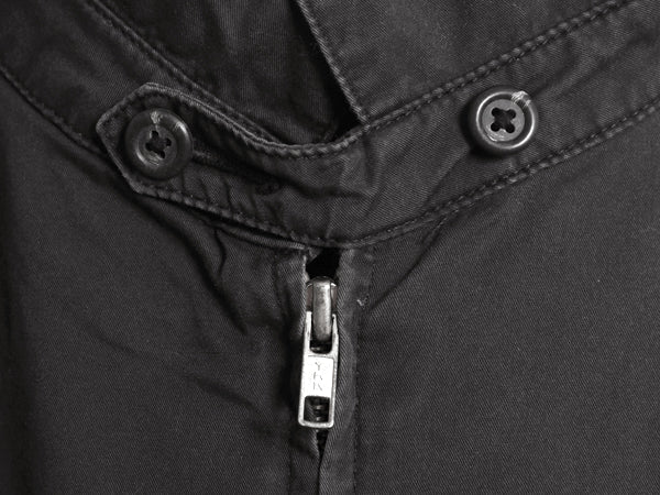 90s ポロ ラルフローレン スイングトップ ジャケット メンズ XXL / オールド コットン ブルゾン ジャンパー ワンポイント 大きいサイズ 黒