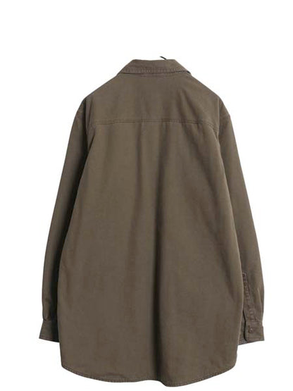 エルエルビーン ダック 長袖 シャツ メンズ M / 古着 長袖シャツ チェック フランネル ライナー付き ジャケット ワーク アウトドア 無地 