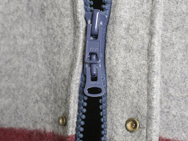 70s USA製 ウールリッチ フード付き ウール ハーフ コート メンズ S ヴィンテージ パーカー ジャケット ネイティブ ボーダー ブランケット