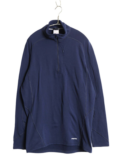 パタゴニア キャプリーン 4 長袖 Tシャツ メンズ L / 06年製 アウトドア ハーフジップ ロンT ストレッチ アンダーシャツ ワンポイント ロゴ