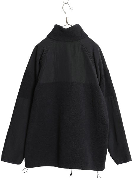 米軍実物 ECWCS GEN2 フルジップ フリース ジャケット メンズ L / ミリタリー アーミー ブルゾン 軍物 黒  無地 ポーラテック ハイネック