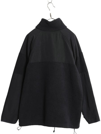 米軍実物 ECWCS GEN2 フルジップ フリース ジャケット メンズ L / ミリタリー アーミー ブルゾン 軍物 黒  無地 ポーラテック ハイネック