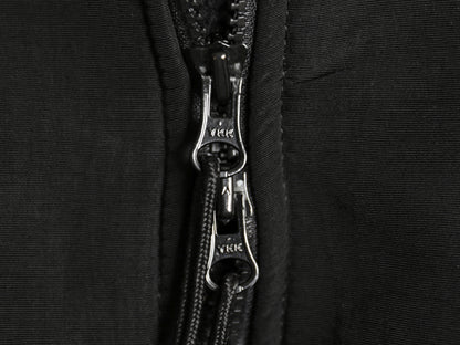 米軍実物 ECWCS GEN2 フルジップ フリース ジャケット メンズ L / ミリタリー アーミー ブルゾン 軍物 黒  無地 ポーラテック ハイネック