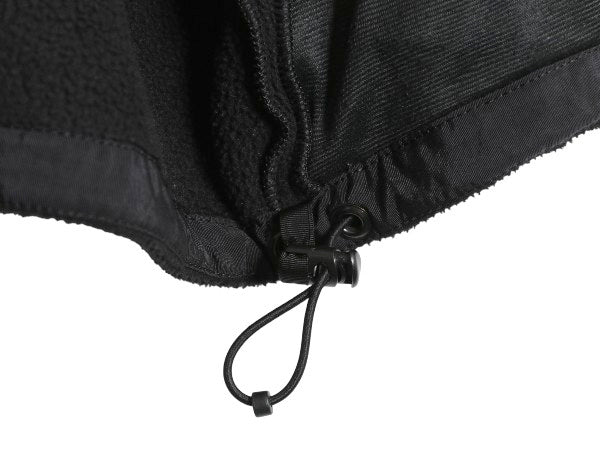 米軍実物 ECWCS GEN2 フルジップ フリース ジャケット メンズ L / ミリタリー アーミー ブルゾン 軍物 黒  無地 ポーラテック ハイネック