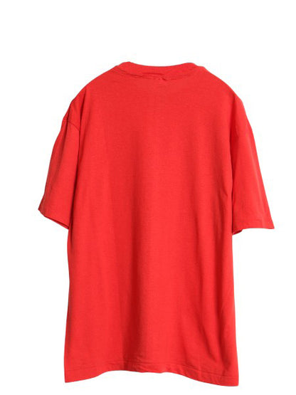 デッドストック 80s USA製 アンビル 無地 半袖 Tシャツ メンズ L / 新品 ヴィンテージ シングルステッチ カットソー トップス ブランク 赤