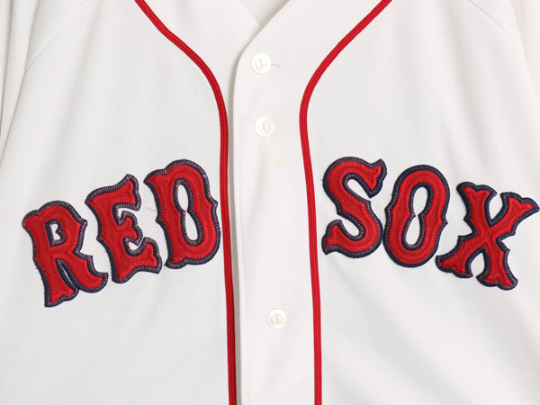 レッドソックス ベースボール シャツ メンズ XXL 程 MLB オフィシャル マジェスティック 大リーグ ユニフォーム ゲームシャツ 大きいサイズ