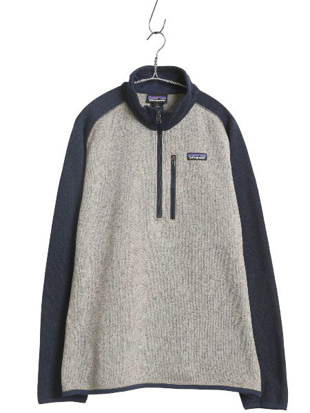 パタゴニア ベターセーター ハーフジップ メンズ L / 古着 22年製 アウトドア フリース セーター 裏起毛 プルオーバー ジャケット ツートン