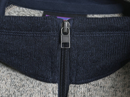 パタゴニア ベターセーター ハーフジップ メンズ L / 古着 22年製 アウトドア フリース セーター 裏起毛 プルオーバー ジャケット ツートン