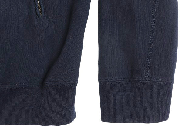 00s ポロ ラルフローレン コットン 切替 スウェット ジャケット メンズ XL / 古着 オールド フルジップ 収納 フード パーカー 大きいサイズ