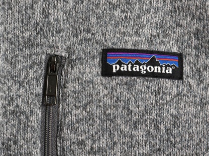 パタゴニア ベターセーター ベスト メンズ L / 古着 15年製 フリース セーター 前開き フルジップ アウトドア ハイネック 重ね着 霜降り 灰