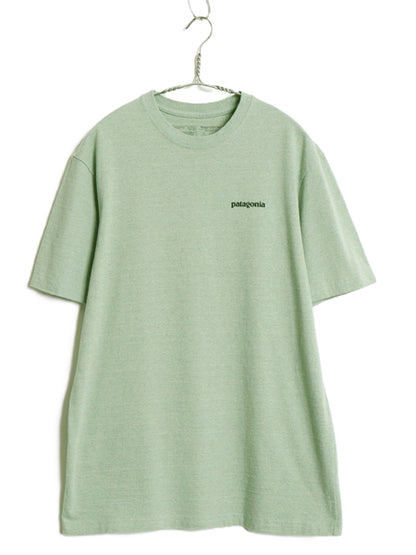 パタゴニア 両面 プリント 半袖 Tシャツ メンズ S 19年製 アウトドア フィッツロイ バイソン グラフィック アート アニマル バックプリント