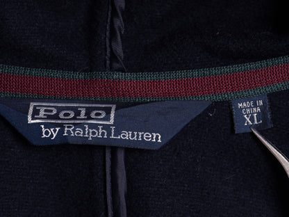 90s ポロ ラルフローレン メルトン ウール ハーフ コート メンズ XL / オールド フルジップ ロング フード パーカー ダッフル 大きいサイズ