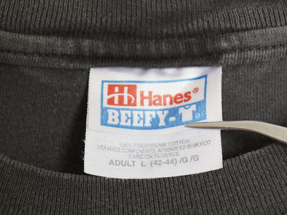 00s ★ IBM ロゴ プリント Tシャツ メンズ L / 古着 オールド 企業物 当時物 グラフィック コンピューター テック ヘビーウェイト ブラック