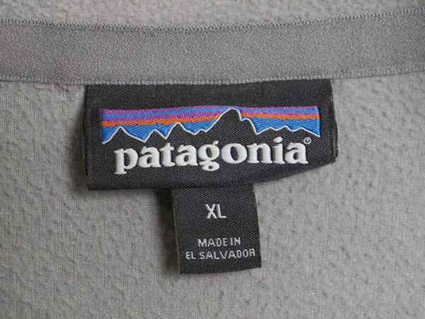 パタゴニア マイクロD ハーフジップ フリース プルオーバー レディース XL / 19年製 アウトドア ロンT 長袖Tシャツ ハイネック インナー 灰