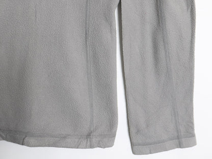 パタゴニア マイクロD ハーフジップ フリース プルオーバー レディース XL / 19年製 アウトドア ロンT 長袖Tシャツ ハイネック インナー 灰